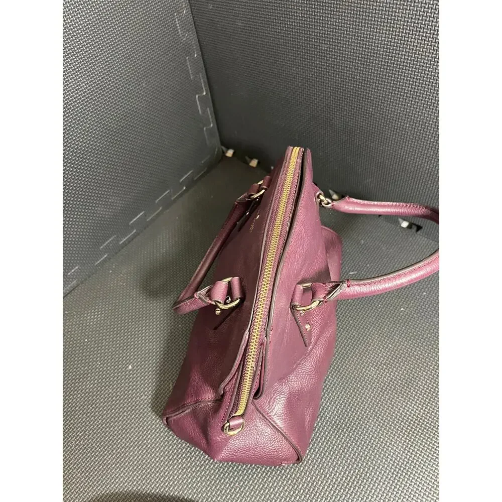 Kate Spade New York Brighton Park Small Felix Leather Wine‎ Purple Purse